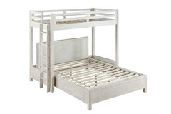 The Celerina collection is great for smaller bedrooms. The loft bed provides space for sleeping, whilst the open bottom can be sued for play, study, or as extra storage. The optional queen bed fits underneath the loft bed, ideal for not taking up addition