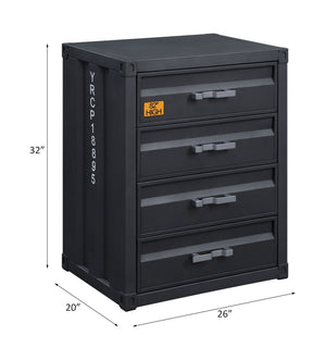 Cargo - Chest - Gunmetal Finish - 32"
