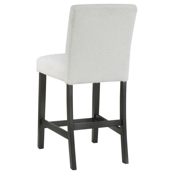 Alba - Boucle Upholstered Counter Chair (Set of 2) - White