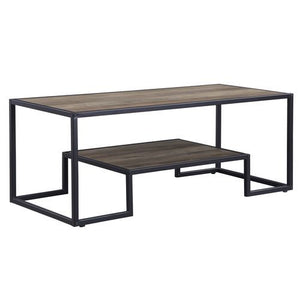 <br/><br/><b>Product Features</b><ul><li>KD</li><li>1 Tier Shelf</li><li>Metal Frame</li><li>Powder Coating</li><li>Case: 1Pc/1Ctn</li><li>Finish: Rustic Oak & Black Finish</li><li>Style: Industrial</li><li>Materials: Composite Wood