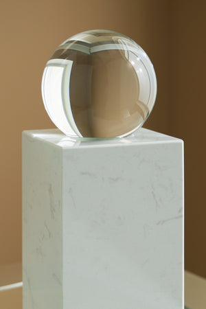 Sellner - Clear / White - 12" Sculpture