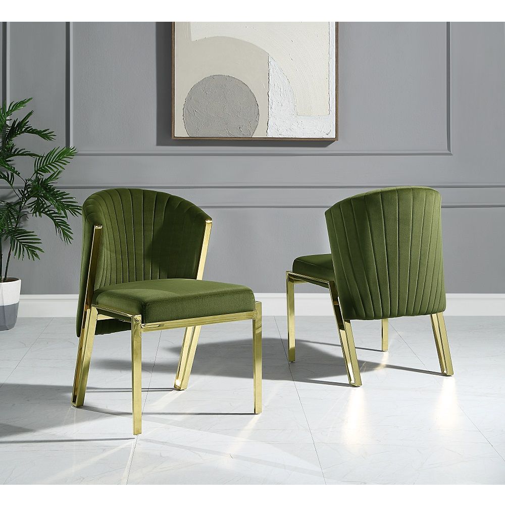 Padded Seat & Back Stainless Steel Legs Foam Density: D40 Cushion Thickness: 4-"