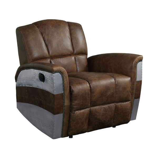 Seat Construction: Full FoamTight Back & Seat CushionAluminum Patchwork<br/><br/><b>Product Features</b><ul><li>Seat Construction: Full Foamâ€§Tight Back & Seat Cushionâ€§Aluminum Patchworkâ€§Wooden Innner Frameâ€§Top Grain Leather</li><li>Case: 1Pc/1Ctn<