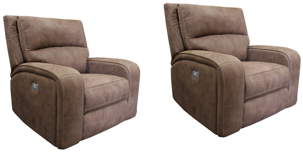 Take a seat and recline in seconds in this smooth and stylish Power Recliner. More than just beautiful, this innovative chair takes comfort to new heights with just the touch of a button. Offering effortless relaxation, it-'s sure to become your favorite 