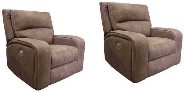 Take a seat and recline in seconds in this smooth and stylish Power Recliner. More than just beautiful, this innovative chair takes comfort to new heights with just the touch of a button. Offering effortless relaxation, it-'s sure to become your favorite 