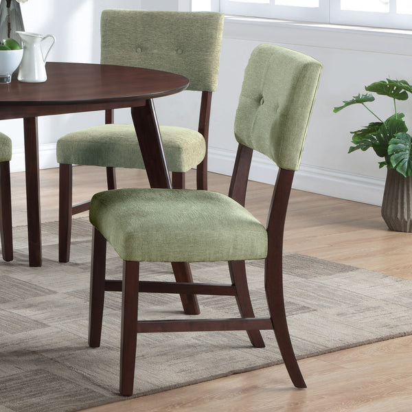  bring durable craftsmanship and modern style to your dining space. Each chair is constructed from solid Rubberwood and reinforced with base stretchers
