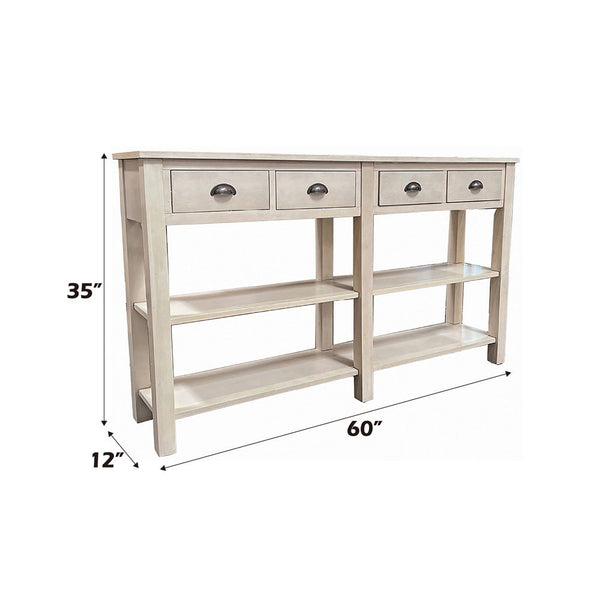  it offers drawers and shelves to keep the areas tidy and display your favorites. Available in 60-" and 72-" in length. Assembly requ