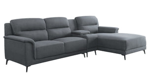 the Walcher storage sectional is guaranteed to meet all your needs. With a useful storage console that features two cupholders
