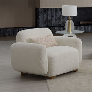 Step into a world of sophisticated comfort with the Darius Collection Sofa Set, beautifully upholstered in luxurious Boucle fabric. This exquisite set, with its soft, textured finish and plush cushioning, invites you to sink into relaxation and unwind in 