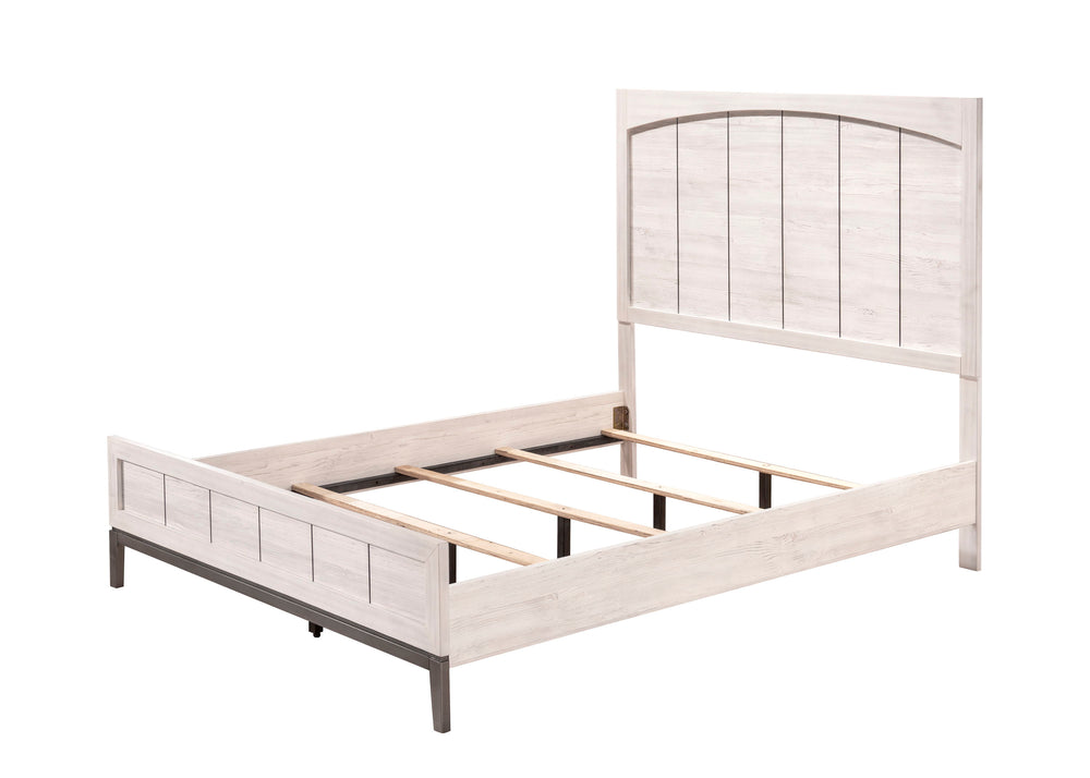 Veda - King Bed - Beige