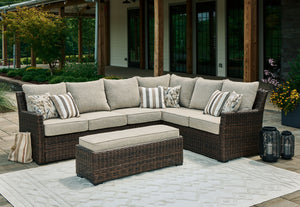  warmly neutral hues and all-weather durability invite everyday use. From getting sun-kissed in the summer to chilling