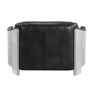 Sedna - Loveseat - Black & Aluminum