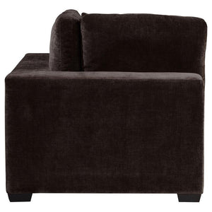  this chair provides a cozy spot to relax while maintaining a sleek