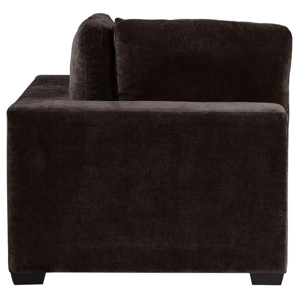  this chair provides a cozy spot to relax while maintaining a sleek