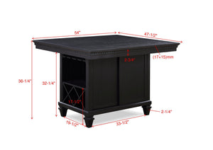  dark finish with intricate detailing along the edges