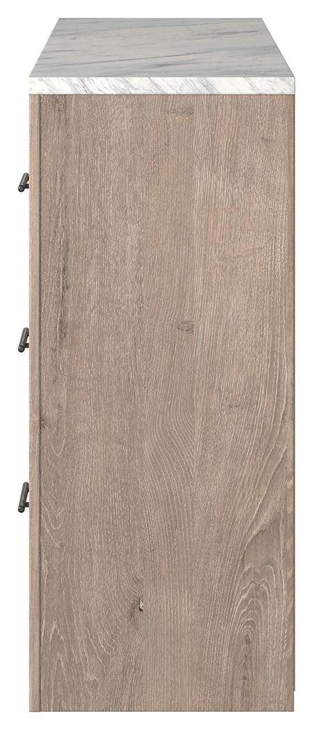 Senniberg - Light Brown - Six Drawer Dresser