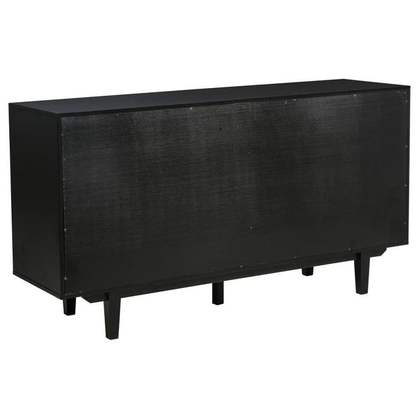 Middleton - 4-Door Sideboard Server With Dual Drawers - Black