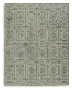 Tie your room together with the elegant character of this rug. Its timeless geometric design in muted tones provides a versatile foundation for interiors ranging from casual to modern. Youâ€™ll love the way the intricate design grounds your space without 