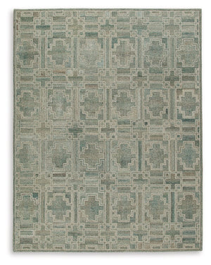 Tie your room together with the elegant character of this rug. Its timeless geometric design in muted tones provides a versatile foundation for interiors ranging from casual to modern. Youâ€™ll love the way the intricate design grounds your space without 