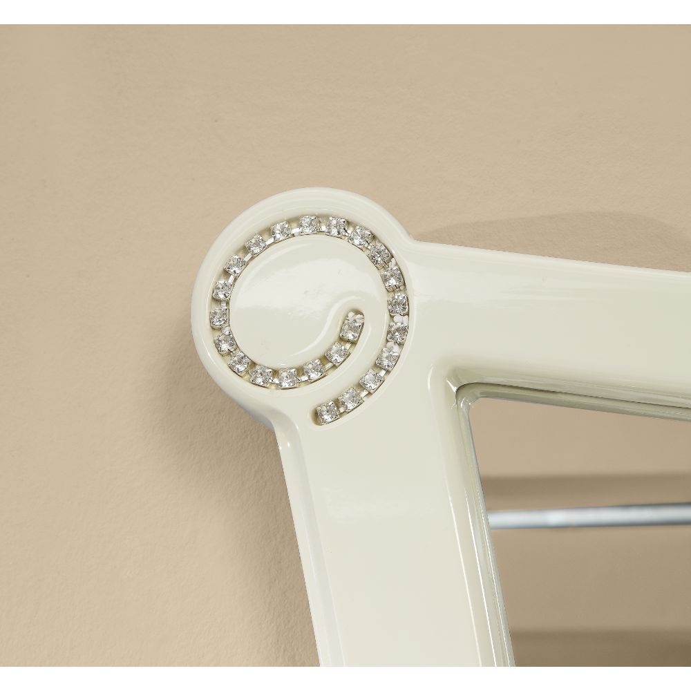 Arched Mirror â€¢ Beveled Edge (4mm) â€¢ High Gloss Wooden Trim â€¢ ASTM F2057 - 17 & ASTM F3096 - 14 Compliant (YES)<br/><br/><b>Product Features</b><ul><li>Box Spring & Low Profile Metal Frame Required</li><li>Panel Bed: Sleigh Padded HB with Crystal li
