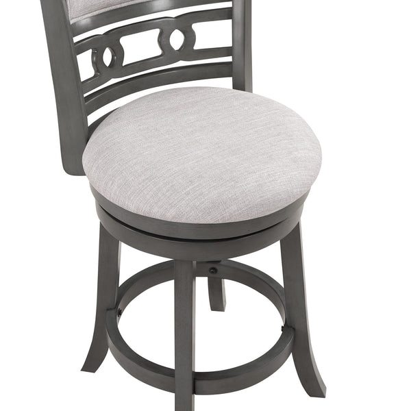 Gia - Swivel Counter Stool - Gray