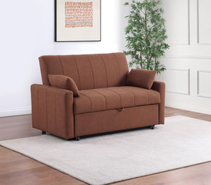  featuring luxurious boucle fabric upholstery for a textured