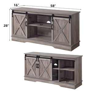 Bennet - TV Stand - Gray Finish