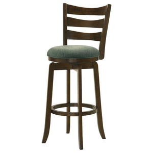 Murphy - Wood Pub Height Swivel Bar Chair - Hunter Green