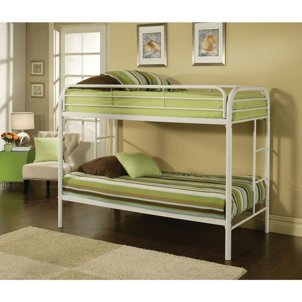 Thomas - Twin Over Twin Bunk Bed - White