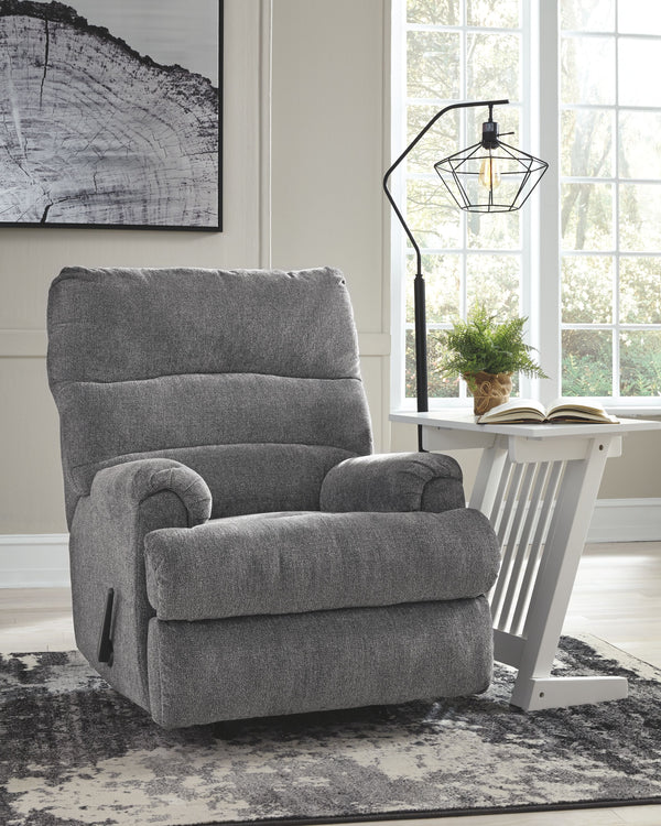 Man Fort - Graphite - Rocker Recliner