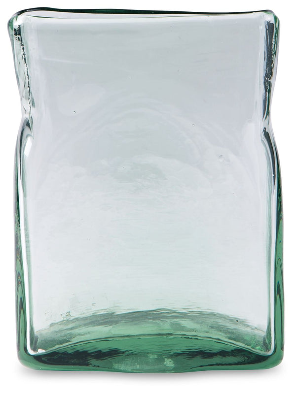  the beautiful vessel provides ample room to place flowers perfectly. Or use it with flameless can