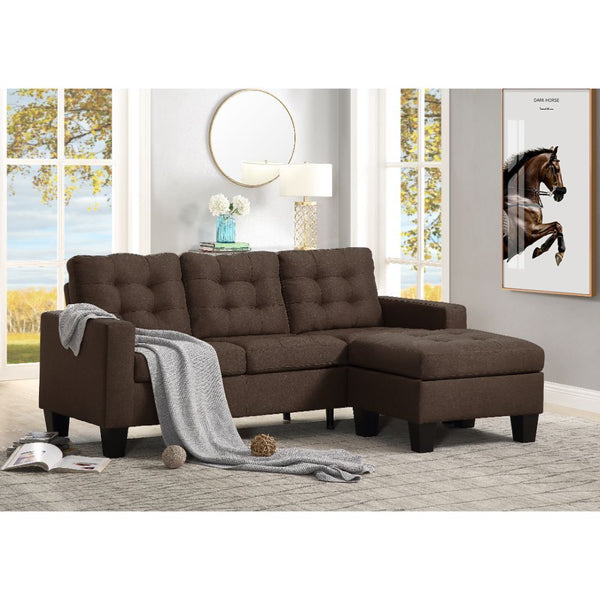 Earsom - Sofa - Brown Linen
