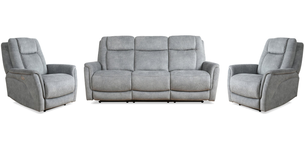 Comfort meets innovation in this inspired Power Reclining Collection. The perfect choice for creating a relaxing environment, this stylish collection features smooth motorized reclining motion and adjustable headrest at just the touch of a button. The zer