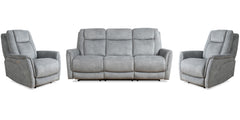 Comfort meets innovation in this inspired Power Reclining Collection. The perfect choice for creating a relaxing environment, this stylish collection features smooth motorized reclining motion and adjustable headrest at just the touch of a button. The zer