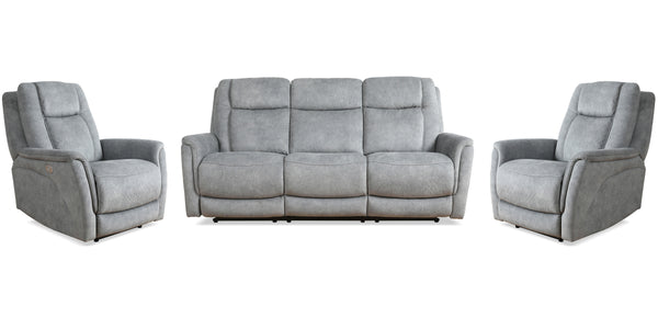 Comfort meets innovation in this inspired Power Reclining Collection. The perfect choice for creating a relaxing environment, this stylish collection features smooth motorized reclining motion and adjustable headrest at just the touch of a button. The zer
