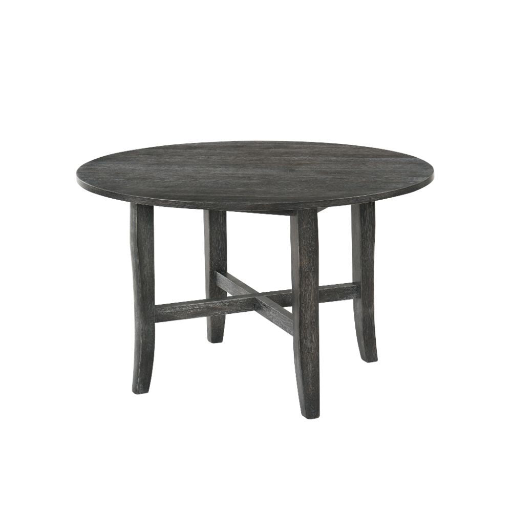 Looking for the right amount of rustic to your chic, look no further this Kendric dining table is ideal for a modern farmhouse aesthetic. Excellent for a family of four, this makes the perfect dining or breakfast table. Sporting an inviting round table to