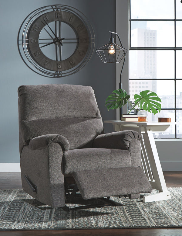 Nerviano - Gray - Zero Wall Recliner