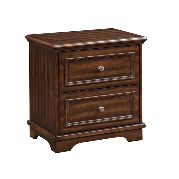 Franklin - 4 Piece Pack Full Bed Set - Brushed Walnut