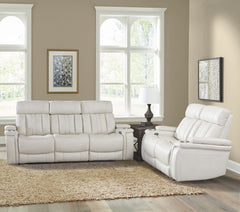 Comfort meets innovation in this inspired Power Reclining Collection. The perfect choice for creating a relaxing environment, this stylish collection features smooth motorized reclining motion and adjustable headrest at just the touch of a button.<br/><br