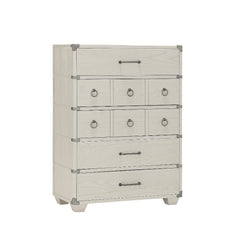 5 Drw Drawer: GLIDE) Side Metal, (Ball Bearing), DOVETAIL) English, Manual-Close, Hardware: Double Pull-Knobs CONSTRUCTION] Wooden Frame w/Metal Industrial Braces, Wooden Block Leg (Pine & Poplar)<br/><br/><b>Product Features</b><ul><li>Case: 1Pc/1Ctn</li