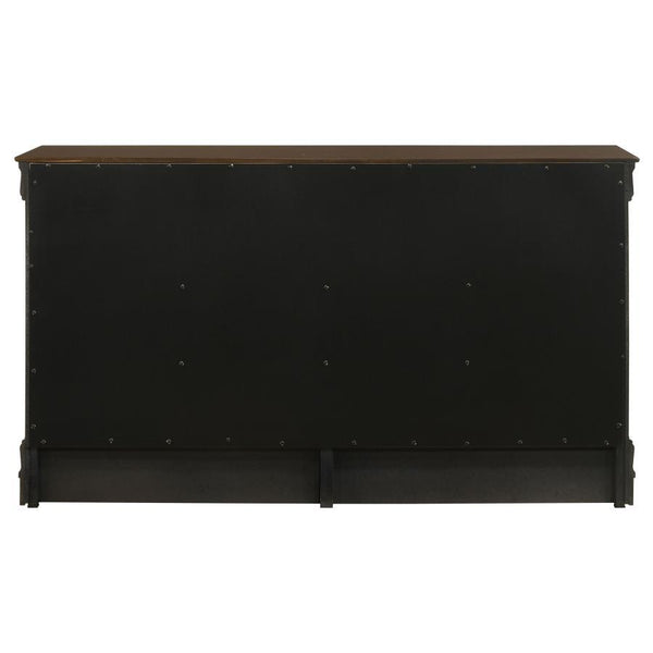 Louis Philippe - 6-Drawer Dresser - Cappuccino