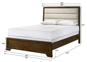  upholstered bed frame that provides a comfortable