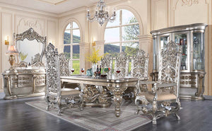 Danae - Dining Table - Champagne & Gold Finish