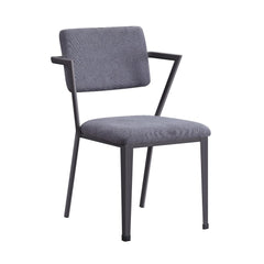 KD, Chair (High Back) â€¢ Stationary Seat â€¢ Padded SEAT: Cushion (Solid Pattern) â€¢ Backrest: Metal Frame, Padded Cushion (Open Back) â€¢ Metal Leg & Frame Seat â€¢<br/><br/><b>Product Features</b><ul><li>Case: 1Pc/1Ctn</li><li>Finish: Gray Fabric & Gu