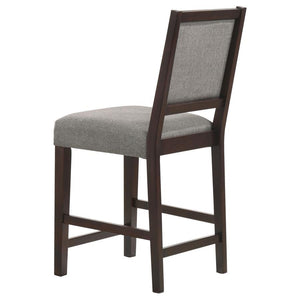 Bedford - Fabric Upholstered Counter Chair (Set of 2) - Gray