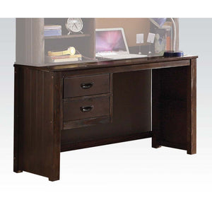 The Hector Desk comes in a classic shape that kids love, and parents can-'t help but admire the antiqued look in charcoal brown finish. Featuring: Beadboard Panels design, storage drawers and cork back panel.<br/><br/><b>Product Features</b><ul><li>2 Drw<