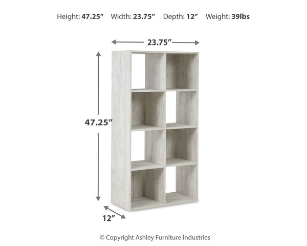 Paxberry - Whitewash - Eight Cube Organizer