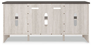 Dorrinson - White - LG TV Stand w/Fireplace Option