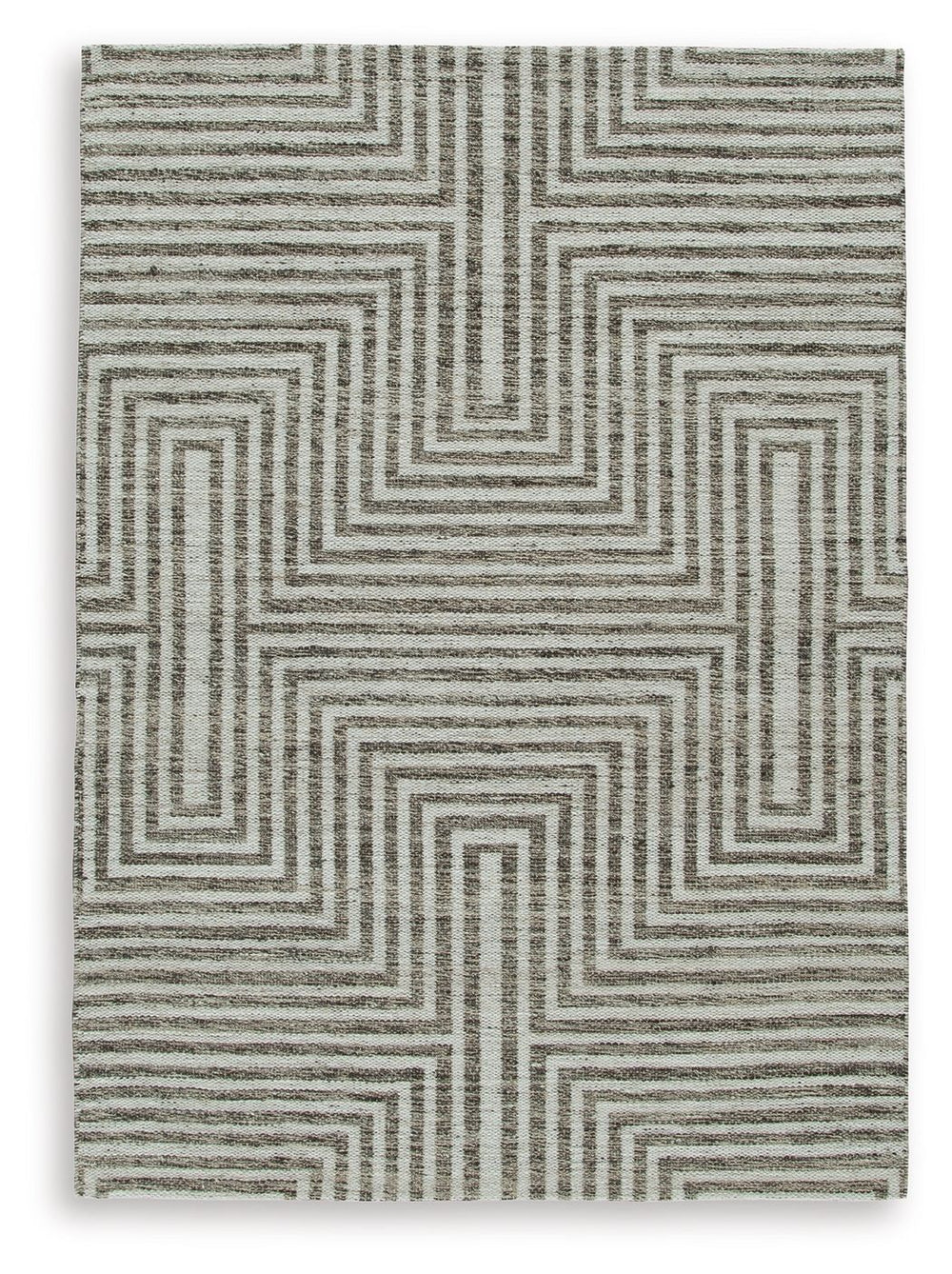 The dynamic geometric pattern of this area rug infuses a cool boho vibe underfoot. With its chic modern appeal, this piece takes a stand at the forefront of contemporary trends. It-'s a welcome addition anywhere and everywhere.<br/><br/><b>Product Feature