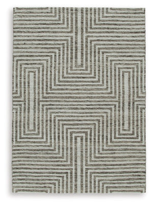 The dynamic geometric pattern of this area rug infuses a cool boho vibe underfoot. With its chic modern appeal, this piece takes a stand at the forefront of contemporary trends. It-'s a welcome addition anywhere and everywhere.<br/><br/><b>Product Feature